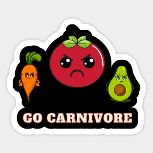 Go carnivore! Sticker